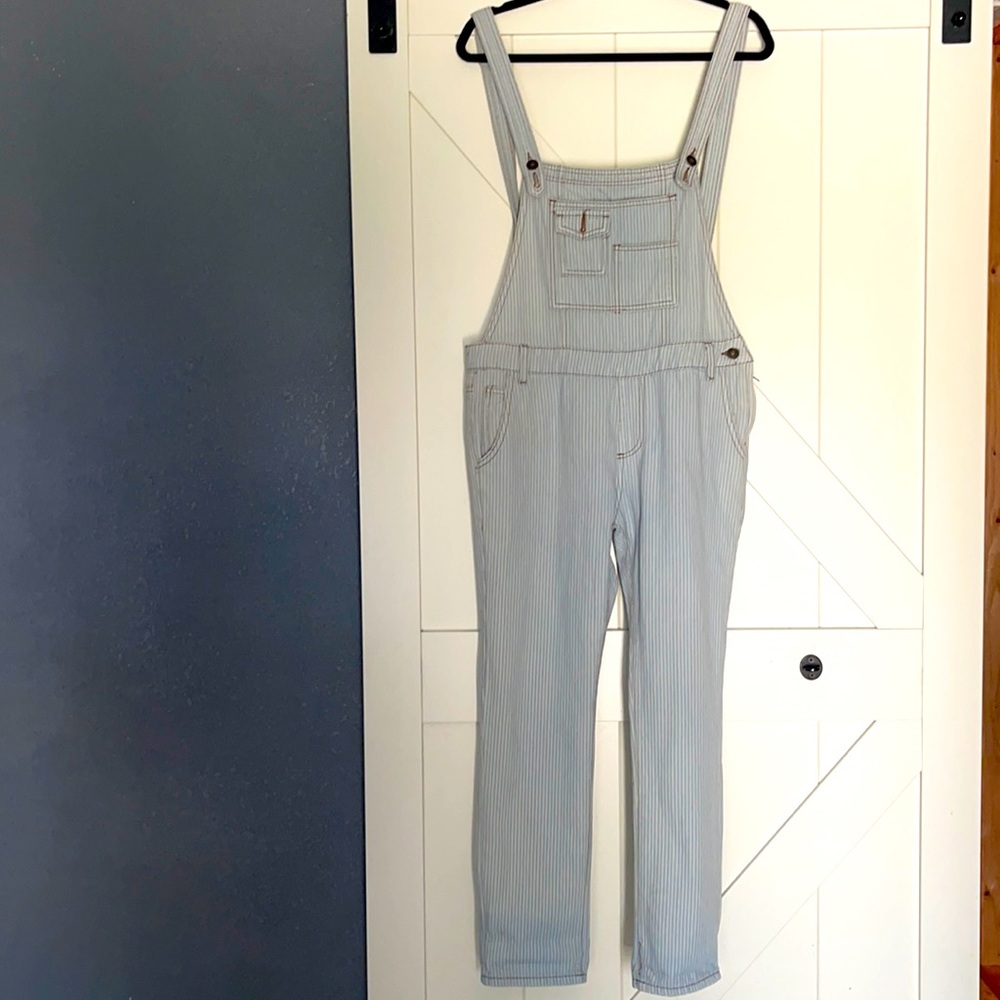Striped Overalls by Style Rack
